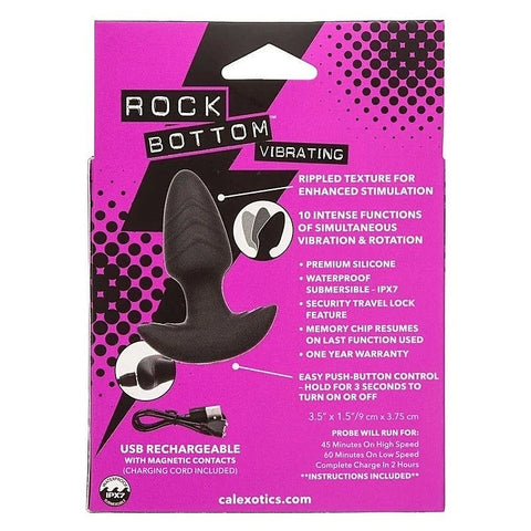 Rock Bottom Vibrating Rotating Anal Probe