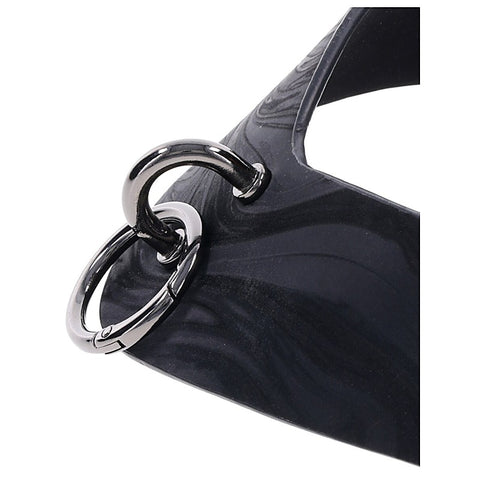 Velvet Noir Collar and Removable Clamps by Sportsheets