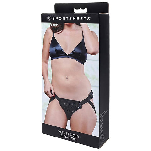 Velvet Noir Strap On by Sportsheets