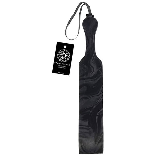 Velvet Noir Loop Bondage Paddle by Sportsheets