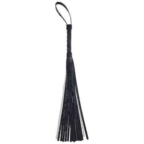 Velvet Noir Chain BDSM Play Flogger by Sportsheets