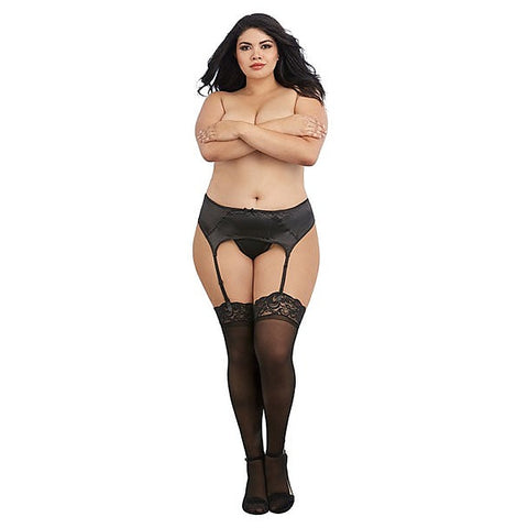 Dream Girl Sheer Thigh High Stockings by Dream Girl Lingerie