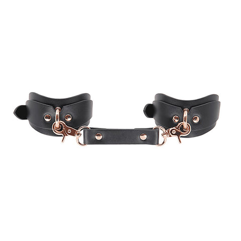 Shaped Bondage Ankle Cuffs by Love In Leather