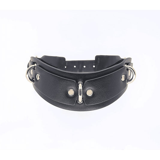 Posture BDSM Collar With Rings by Love In Leather