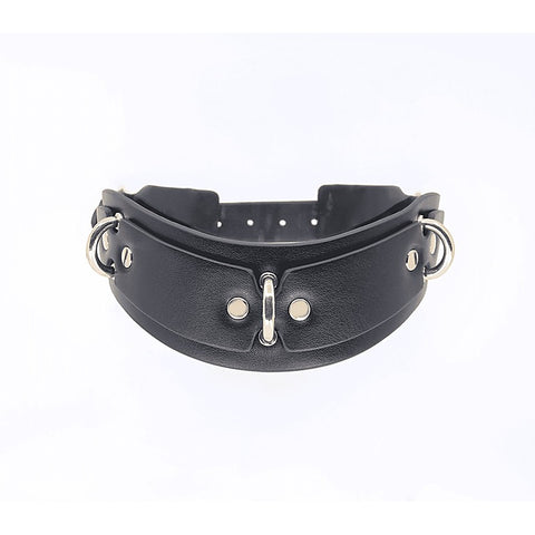 Posture BDSM Collar With Rings by Love In Leather