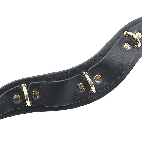 Posture BDSM Collar With Rings by Love In Leather