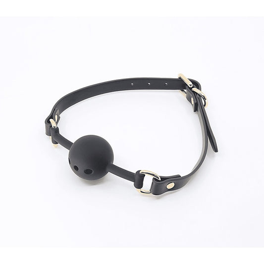 Breathable Gag With Silicone Ball by Love In Leather