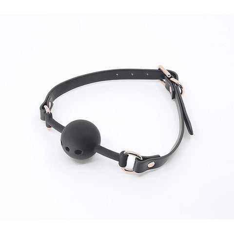 Breathable Gag With Silicone Ball by Love In Leather