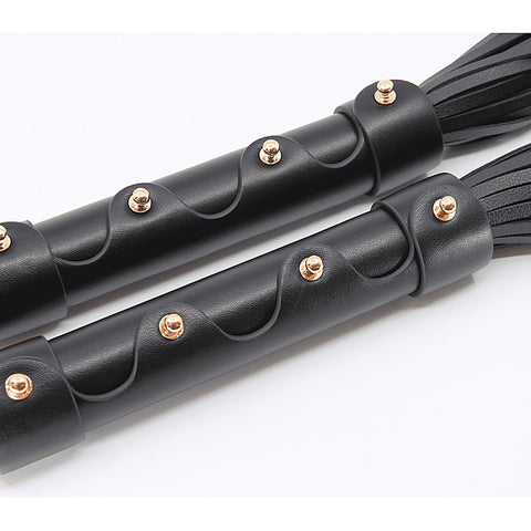 BDSM Flogger With Coloured Hardware by Love In Leather