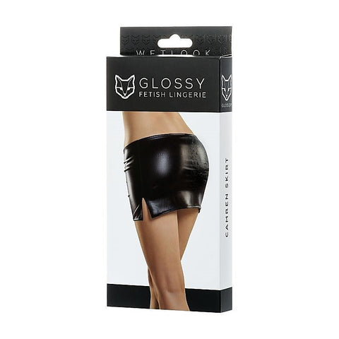 Glossy Wetlook Women's Sexy Mini Skirt Camren by ToyFa
