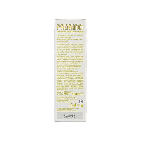 PRORINO Unisex Anal Comfort Cream by Hot Ero