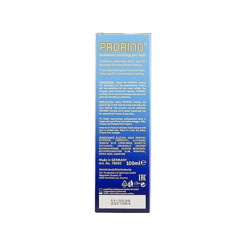 PRORINO Water Soluble Cooling Gel Soft by Hot Ero