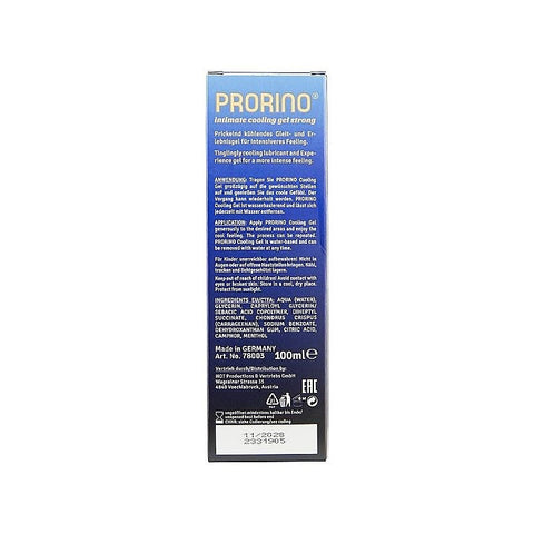 PRORINO Water Soluble Cooling Gel Strong by Hot Ero