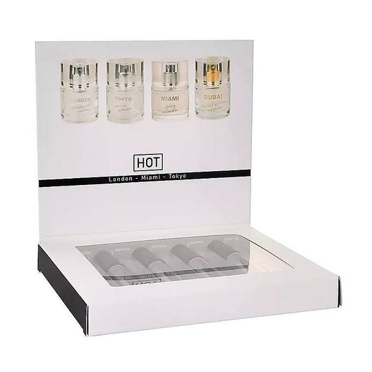 HOT Pheromone 4 Pack Perfume Tester Box by Hot Ero