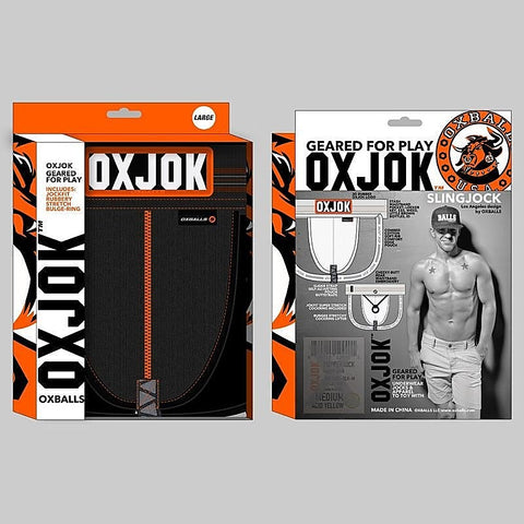 Slingjock Upthrust Slider-Strap Jock Black Iron by OxBalls