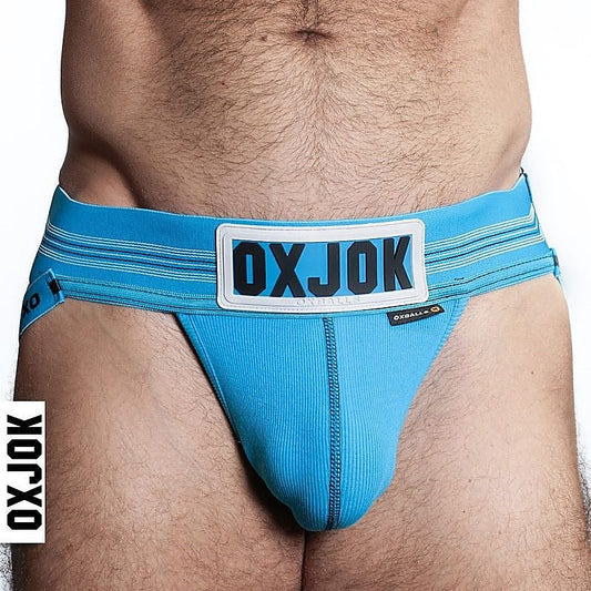 Slingjock Upthrust Slider-Strap Jock Pool Blue by OxBalls