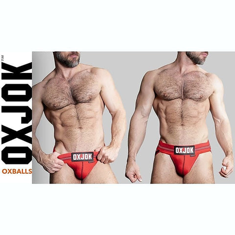 Slingjock Upthrust Slider-Strap Jock Red Hot by OxBalls
