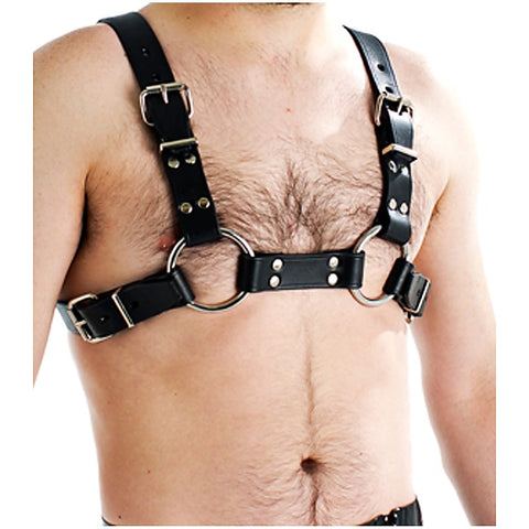 Double Shoulder Male Bulldog Brace by Love In Leather