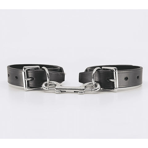 Spiked Leather Ankle Restraints by Love In Leather