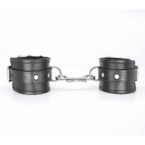 Sheepskin Lined Ankle Restraints by Love In Leather