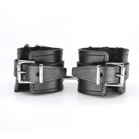 Sheepskin Lined Ankle Restraints by Love In Leather