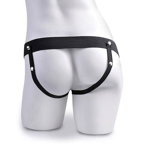 Fetish Fantasy 7.5 Inch Hollow Squirting Strap-On with Balls
