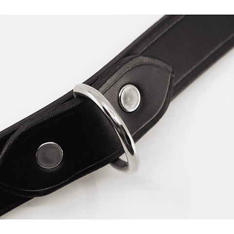 Unlined Italian Leather BDSM Collar by Love In Leather
