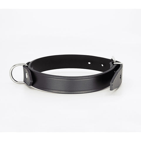 Unlined Italian Leather BDSM Collar by Love In Leather