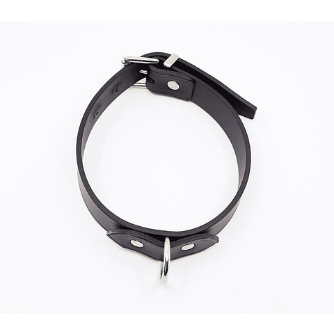 Unlined Italian Leather BDSM Collar by Love In Leather