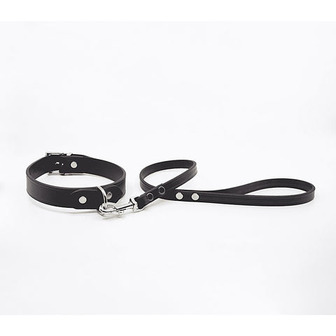 Unlined Italian Leather BDSM Collar by Love In Leather