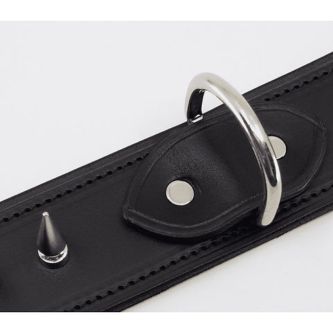 BDSM Collar With Long Spikes by Love In Leather