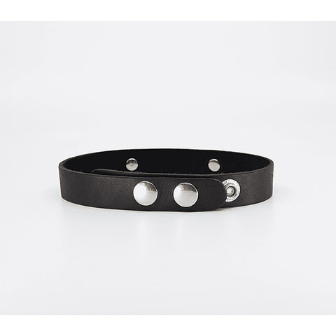 Diamante Slave Word BDSM Collar by Love In Leather