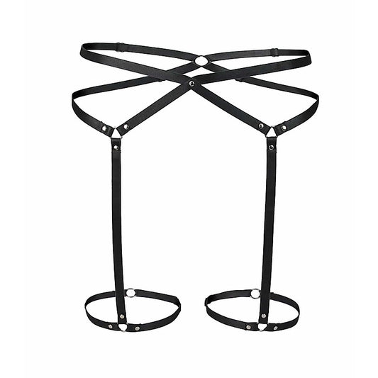 BDSM Play Elastic Leg Harness by Love In Leather