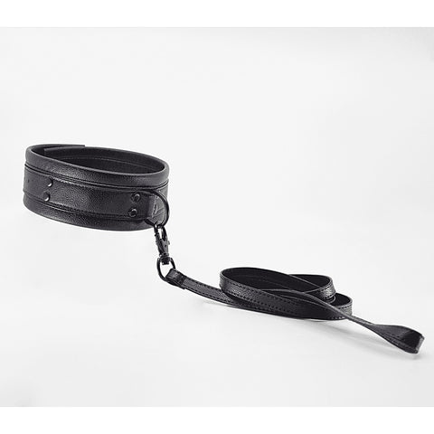 Faux Leather Collar & Lead Set by Love In Leather