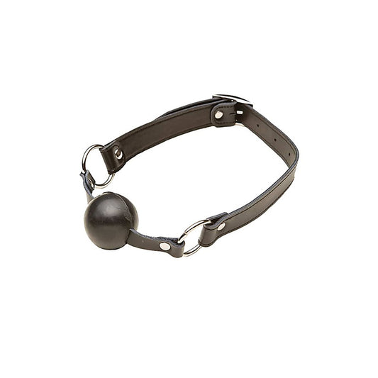 BDSM Play Gag with Solid Ball by Love In Leather