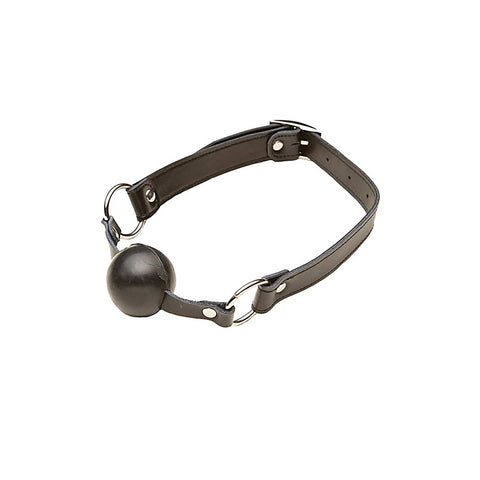BDSM Play Gag with Solid Ball by Love In Leather