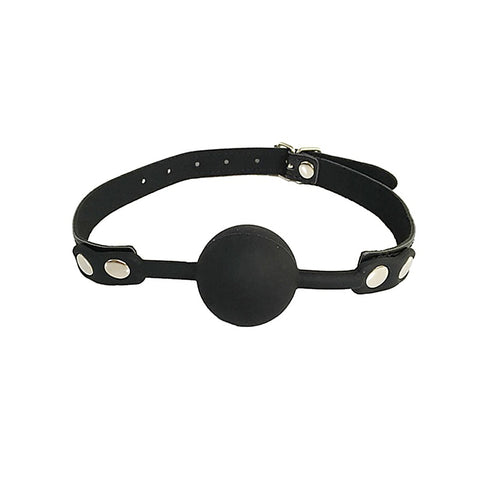 Fetish Play Gag with Silicone Ball by Love In Leather