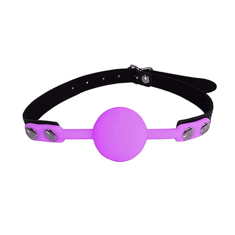 Fetish Play Gag with Silicone Ball by Love In Leather