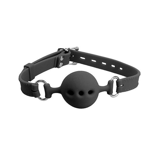 Silicone Gag with Breathable Ball by Love In Leather