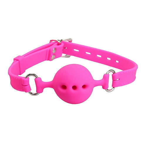 Silicone Gag with Breathable Ball by Love In Leather