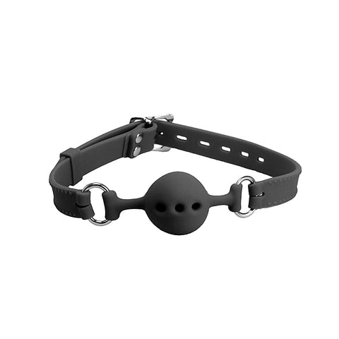 Silicone Gag with Petite Breathable Ball by Love In Leather