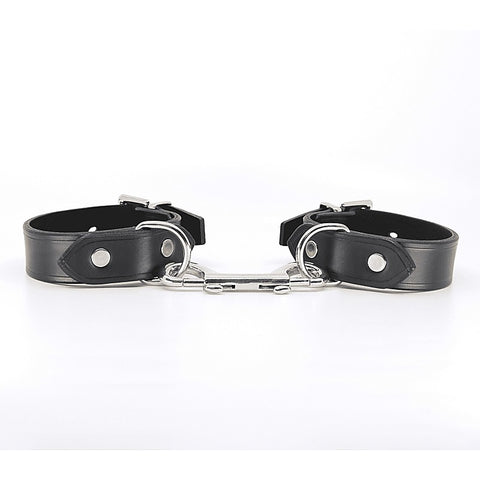 Unlined Leather Wrist Restraints by Love In Leather