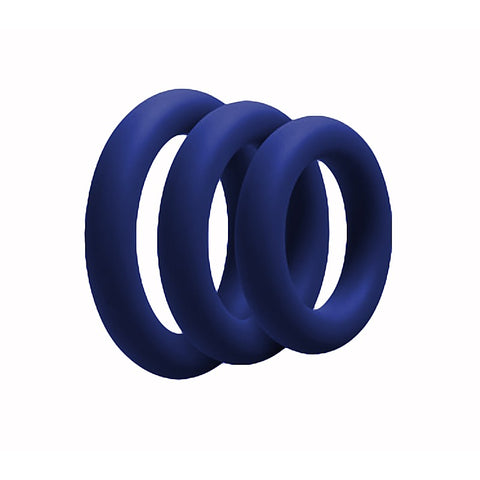3 Piece Fat Boy Stretchy Cock Rings by Love In Leather