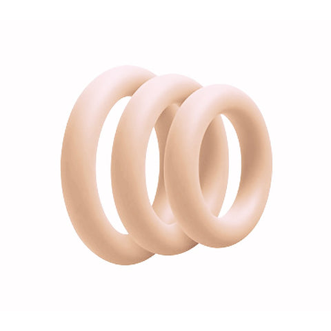 3 Piece Fat Boy Stretchy Cock Rings by Love In Leather
