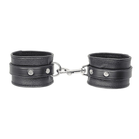 Soft Grained Leather Wrist Cuffs by Love In Leather