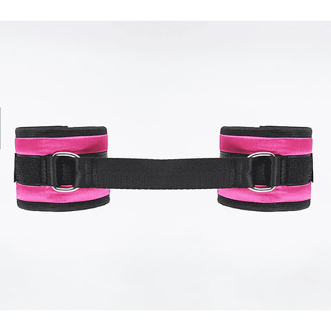 Bright and Soft Satin Wrist Cuffs by Love In Leather
