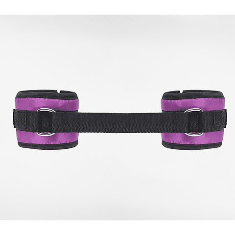 Bright and Soft Satin Wrist Cuffs by Love In Leather