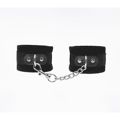 Lightly Padded Velveteen Hand Cuffs by Love In Leather