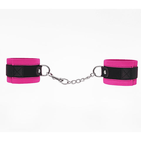 Lightly Padded Velveteen Hand Cuffs by Love In Leather