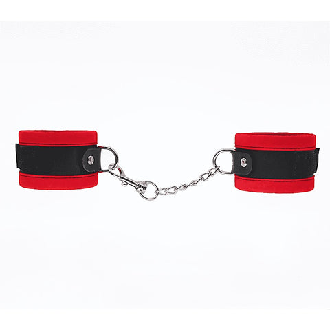 Lightly Padded Velveteen Hand Cuffs by Love In Leather
